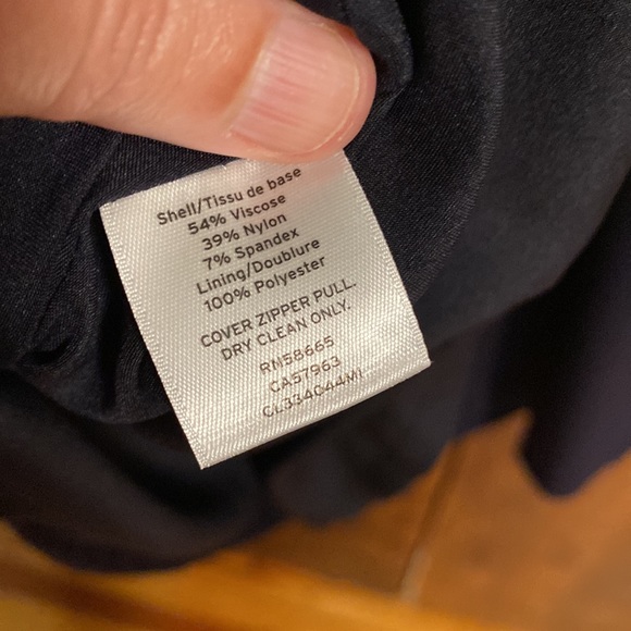 NWOT Classiques Entier navy sleeveless dress, 10 - Picture 5 of 5